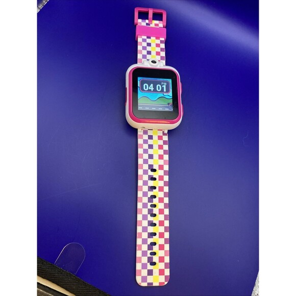iTECH Jr- Kids Pink Smartwatch With EarPhones-STEM Games, Audio Books Used - Picture 2 of 8